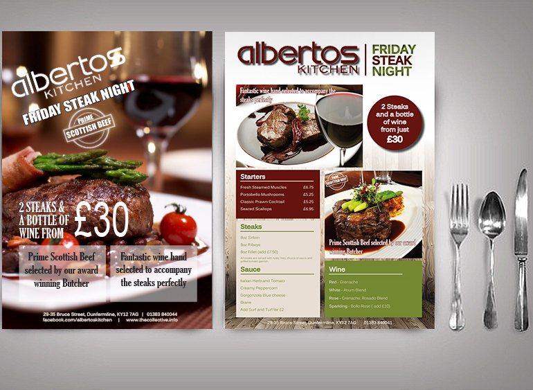 Restaurant Menu & Flyer Design