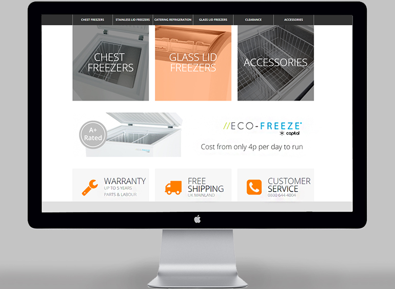 Web Design - Refrigeration Company