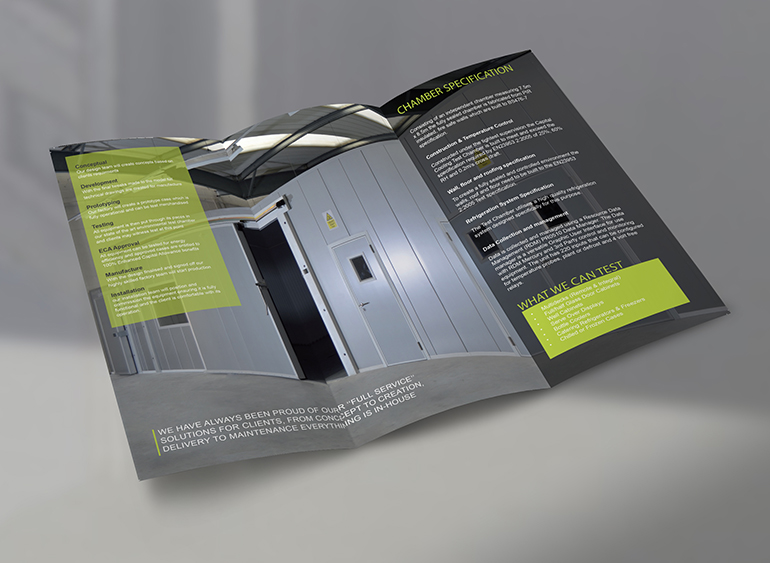 Tri-fol leaflet design & print